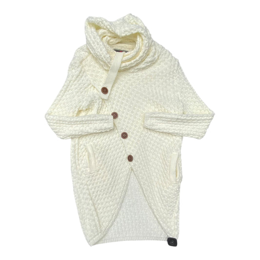 Sweater Cardigan By Toda Bela In White, Size:M