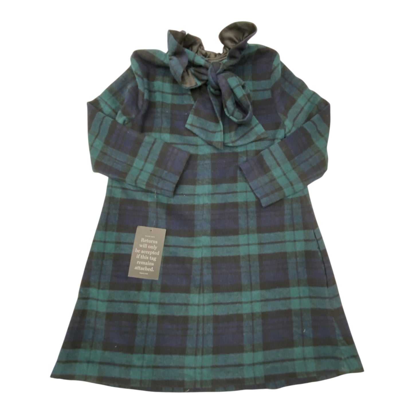 Dress Party Midi By Tuckernuck In Plaid Pattern, Size:M
