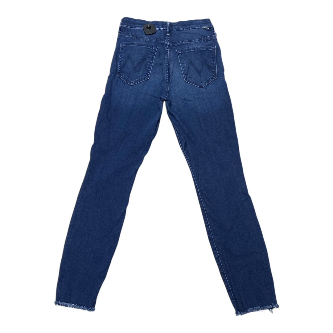 Jeans Skinny By Mother In Blue Denim, Size:6