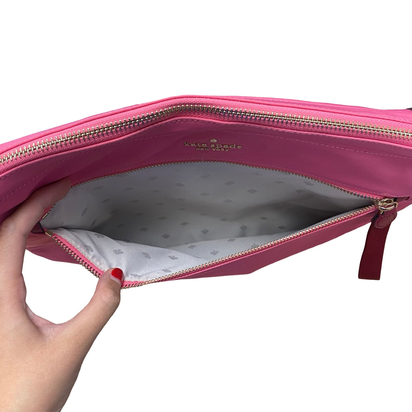 Laptop Bag Designer By Kate Spade In Pink, Size:Large