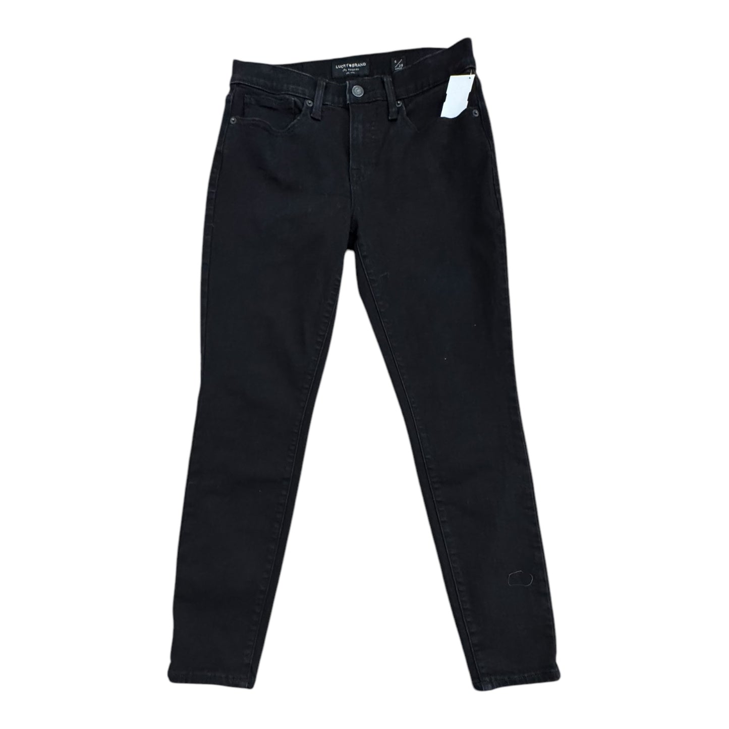Jeans Skinny By Lucky Brand In Black, Size:6