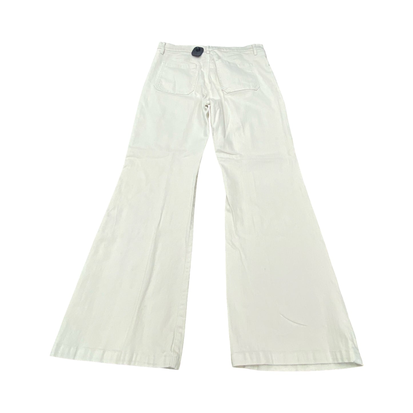 Jeans Flared By Ann Taylor In Beige, Size:12