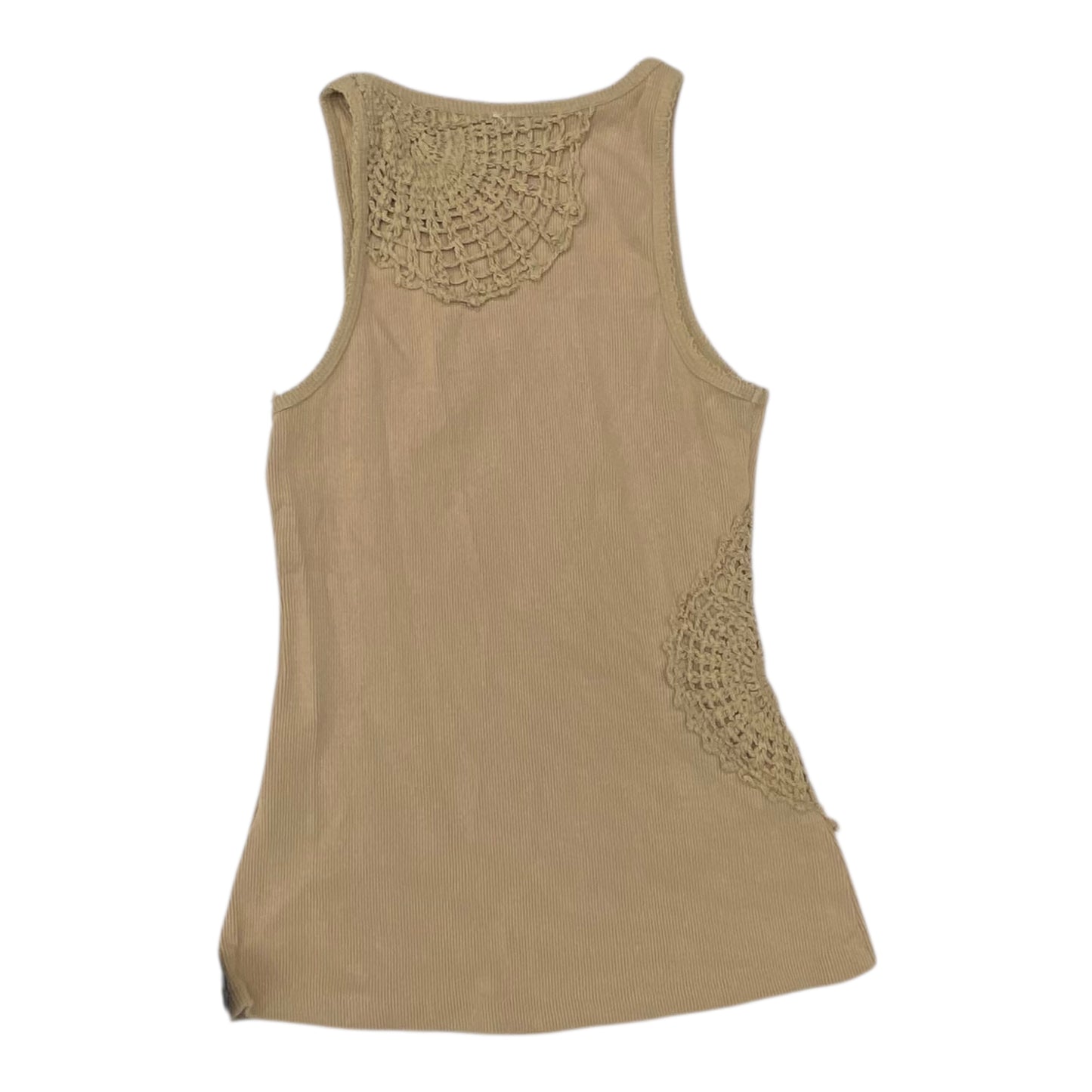 Top Sleeveless By Anthropologie In Taupe, Size:Xs