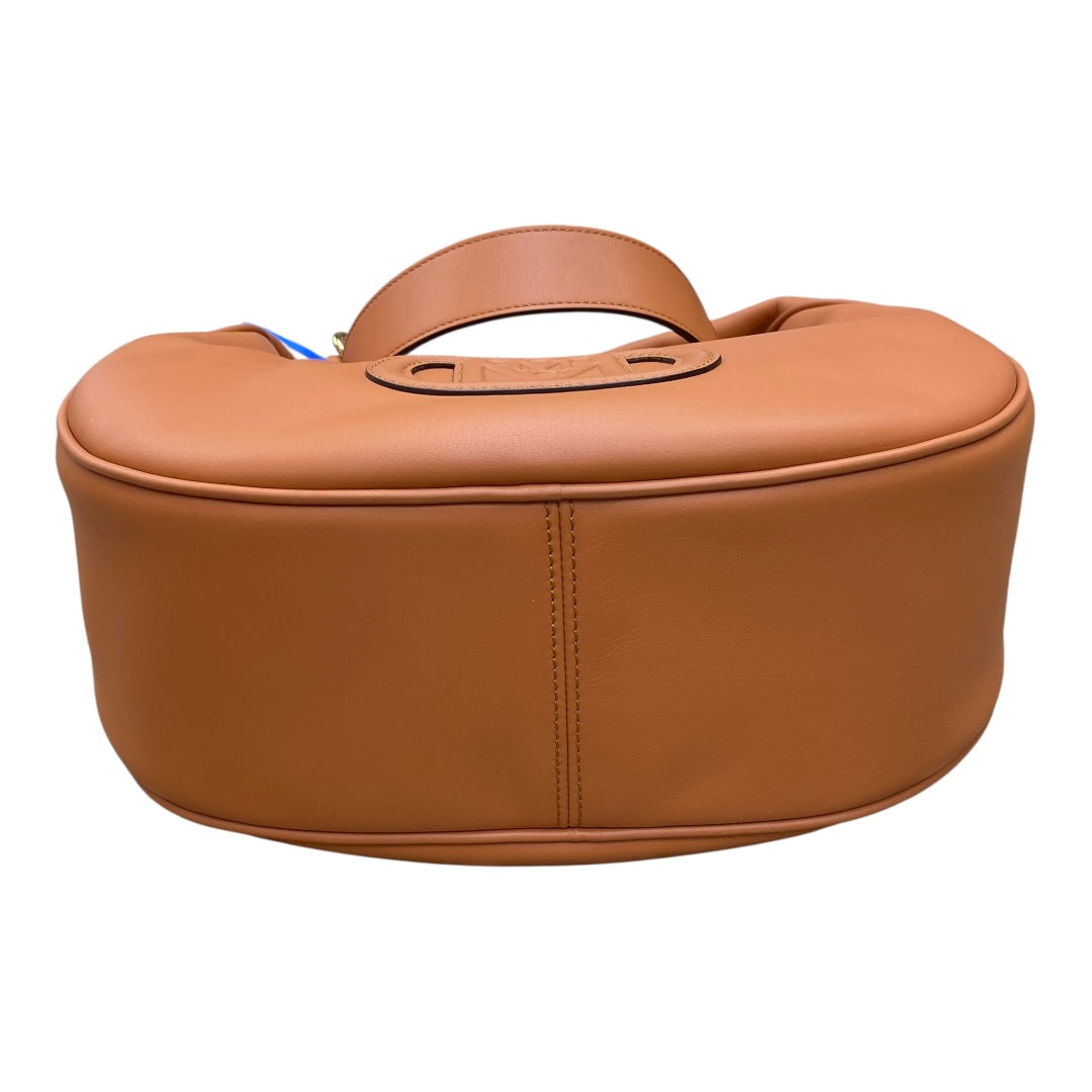Handbag Luxury Designer By Mcm In Brown, Size:Medium
