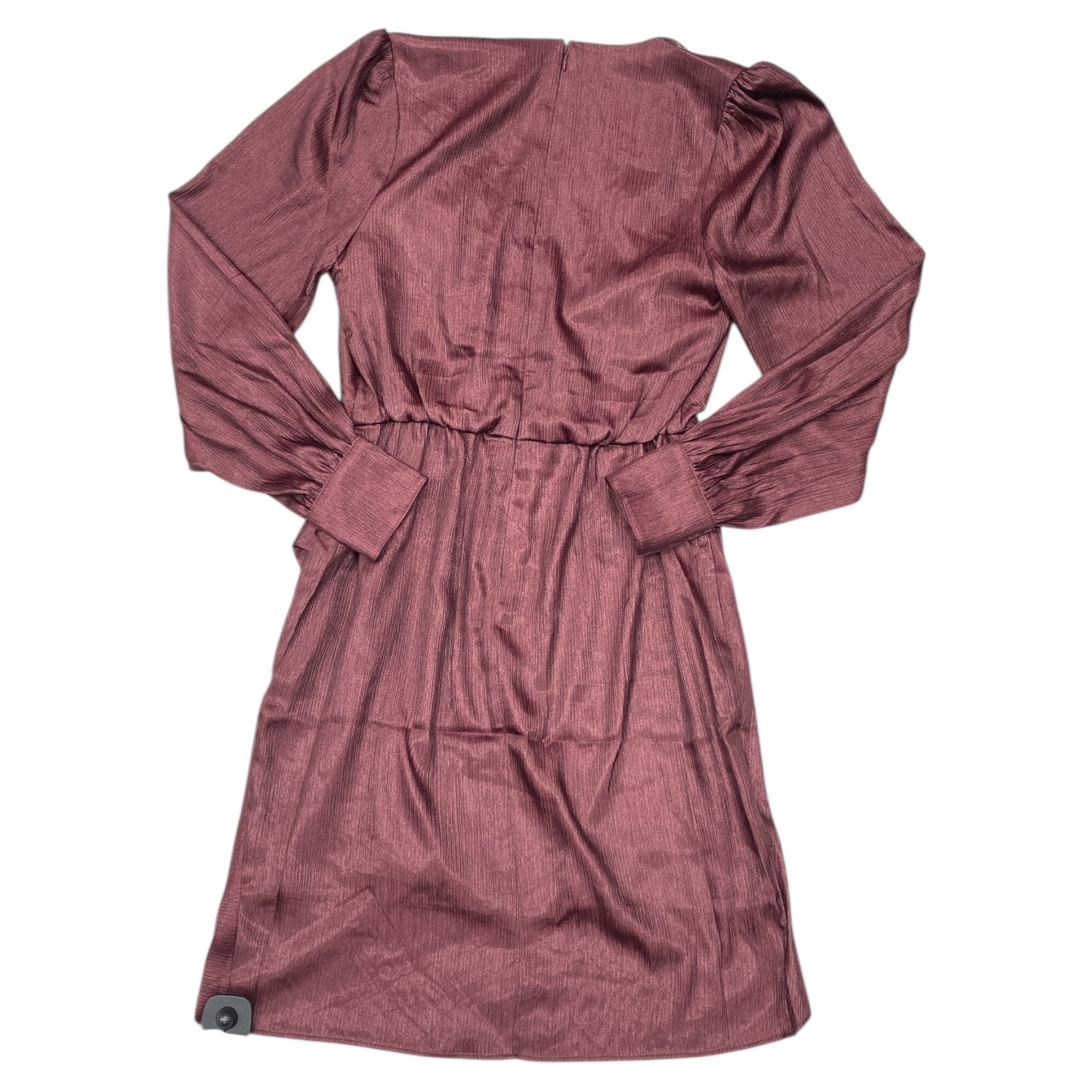 Dress Party Midi By Express In Maroon, Size:M