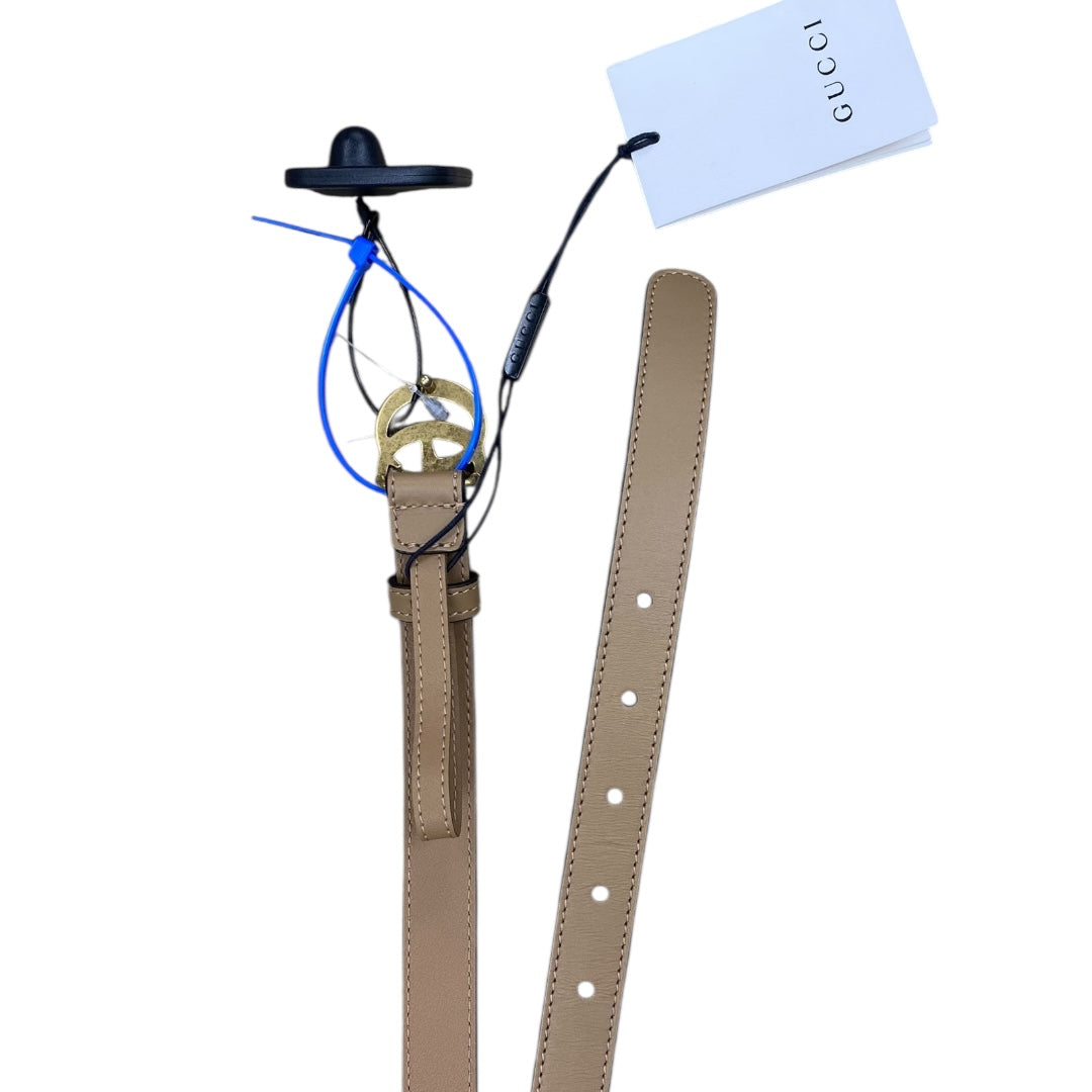 Belt Luxury Designer By Gucci In Tan