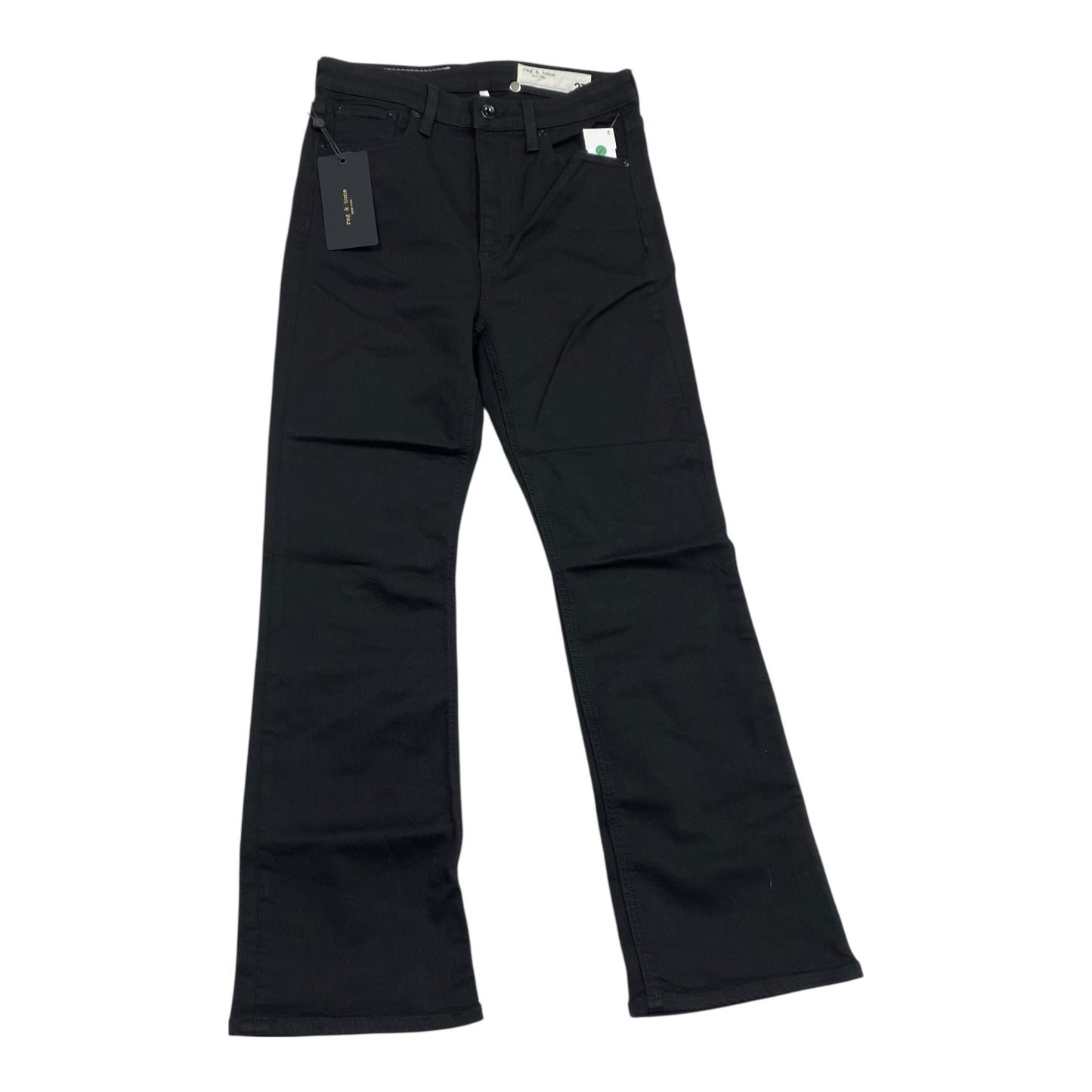 Jeans Boot Cut By Rag & Bones Jeans In Black, Size:4