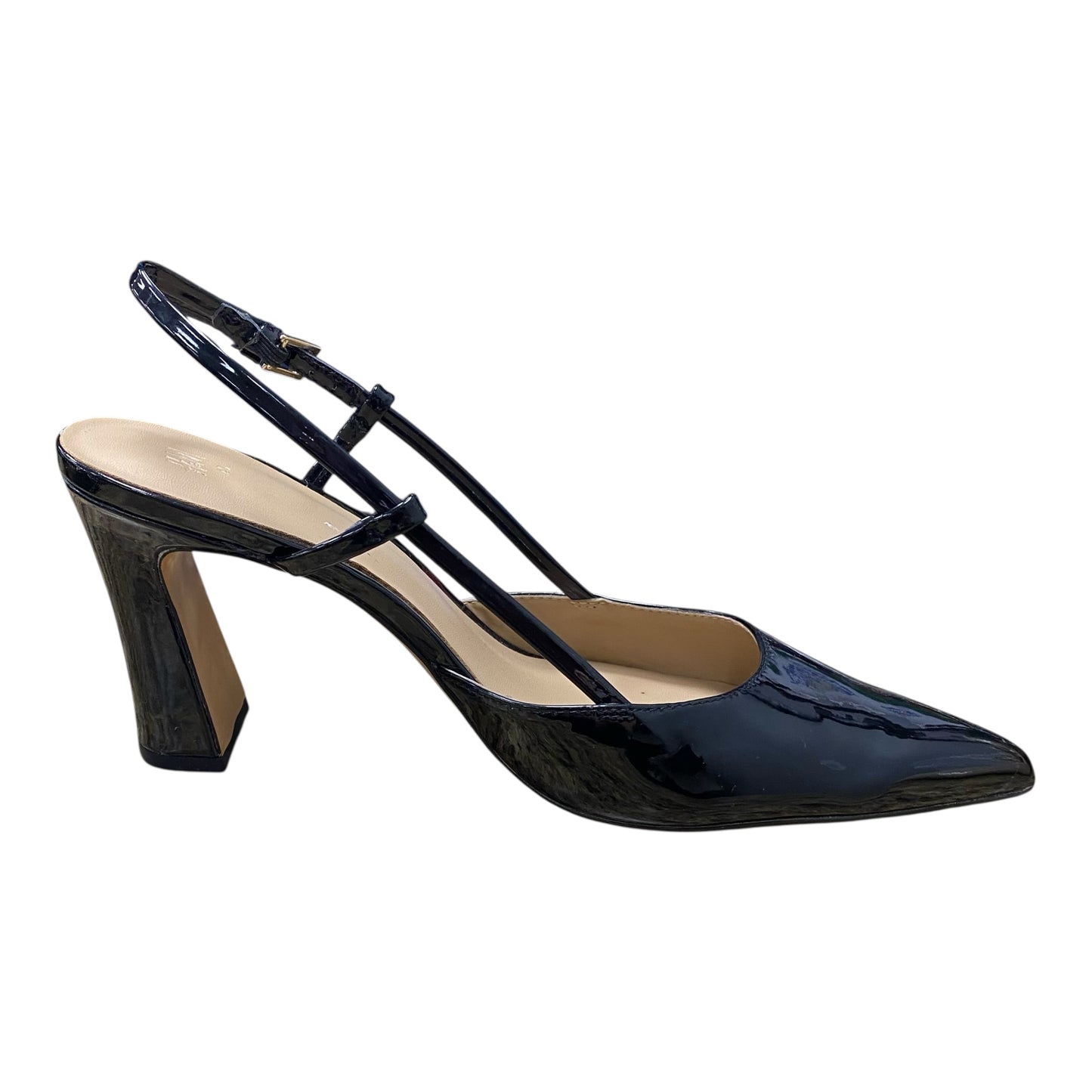 Shoes Heels Block By H&M In Black, Size:9