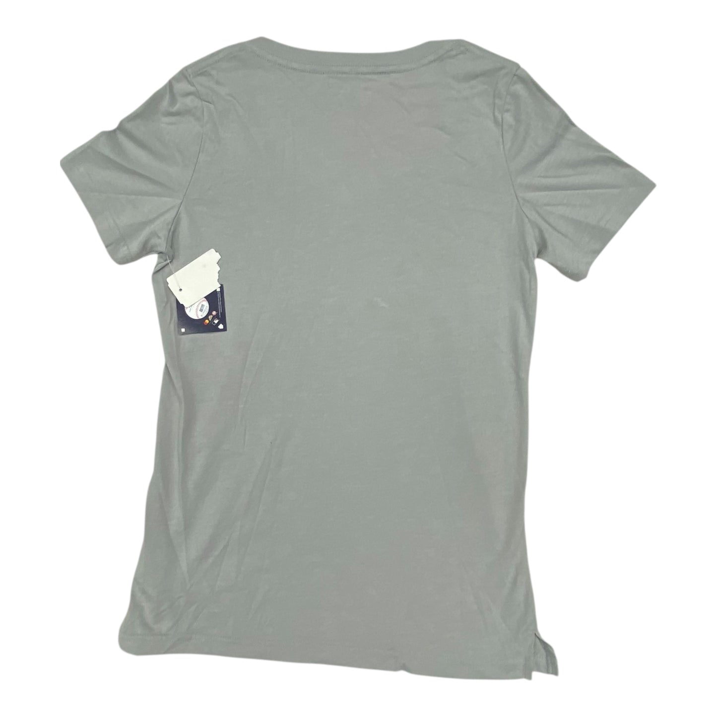 Athletic Top Ss By Clothes Mentor In Grey, Size:S