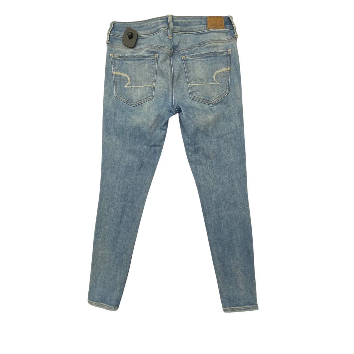 Jeans Jeggings By American Eagle In Blue Denim, Size:6