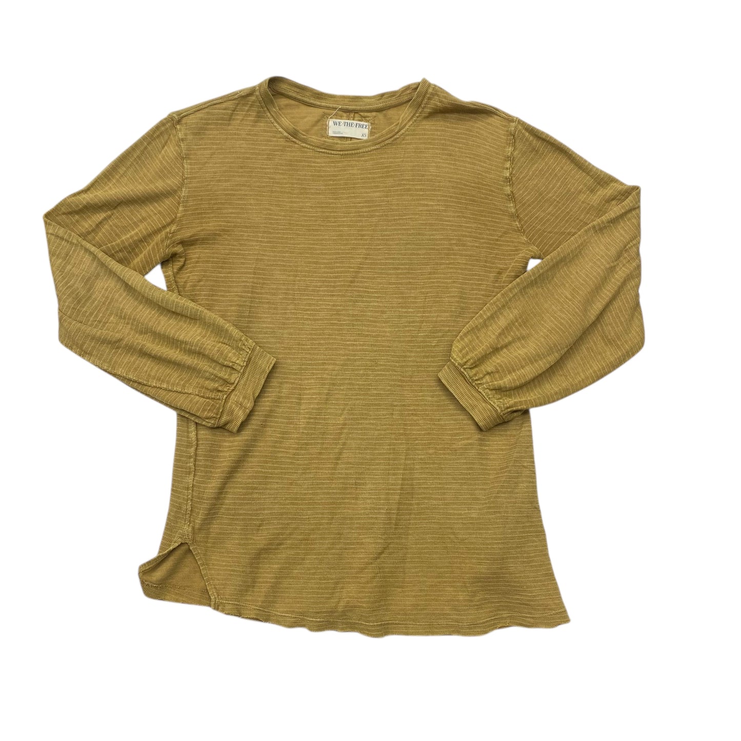 Top Ls By We The Free In Yellow, Size:Xs