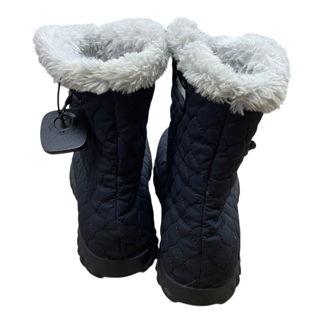 Boots Ankle Flats By Bogs In Black & Grey, Size:11