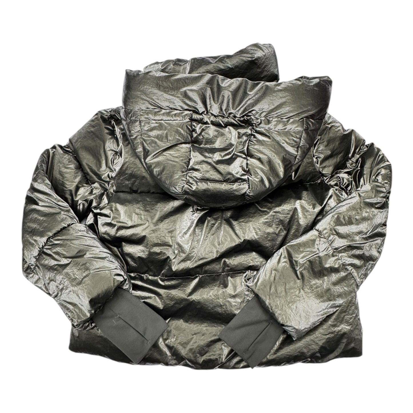 Jacket Puffer & Quilted By Gap In Green, Size:M