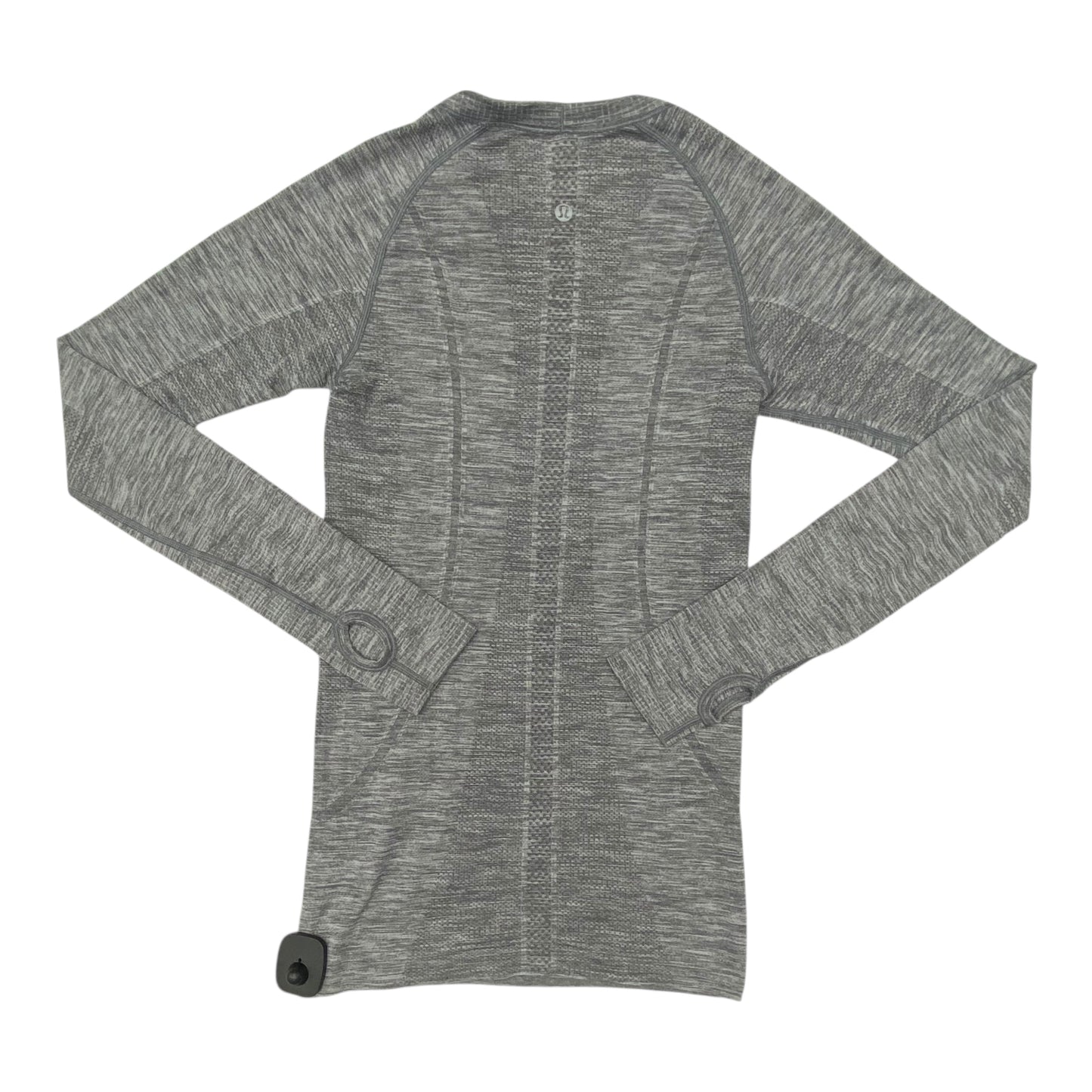 Athletic Top Ls Crewneck By Lululemon In Grey, Size:4