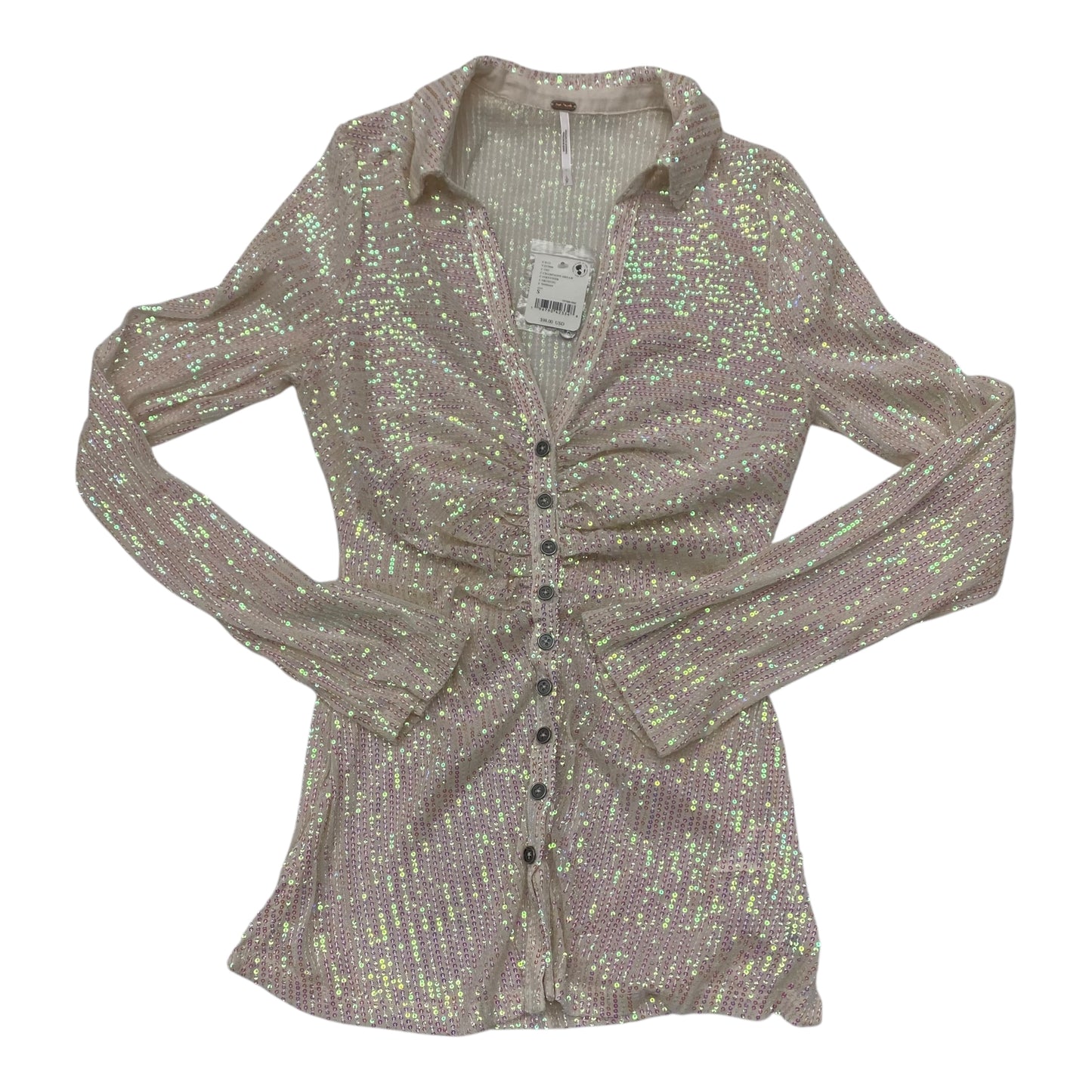 Top Ls By Free People In White, NWT! Size:S