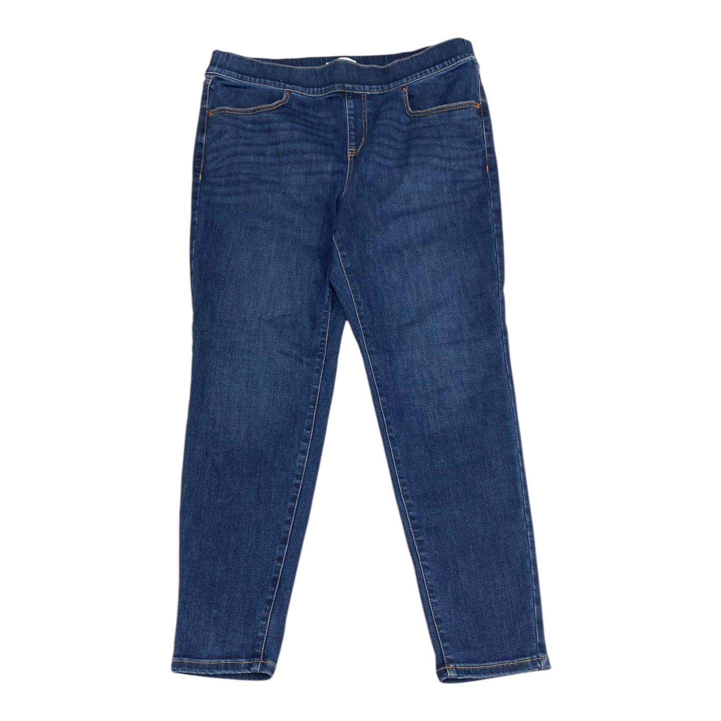 Jeans Skinny By Lane Bryant In Blue Denim, Size:18
