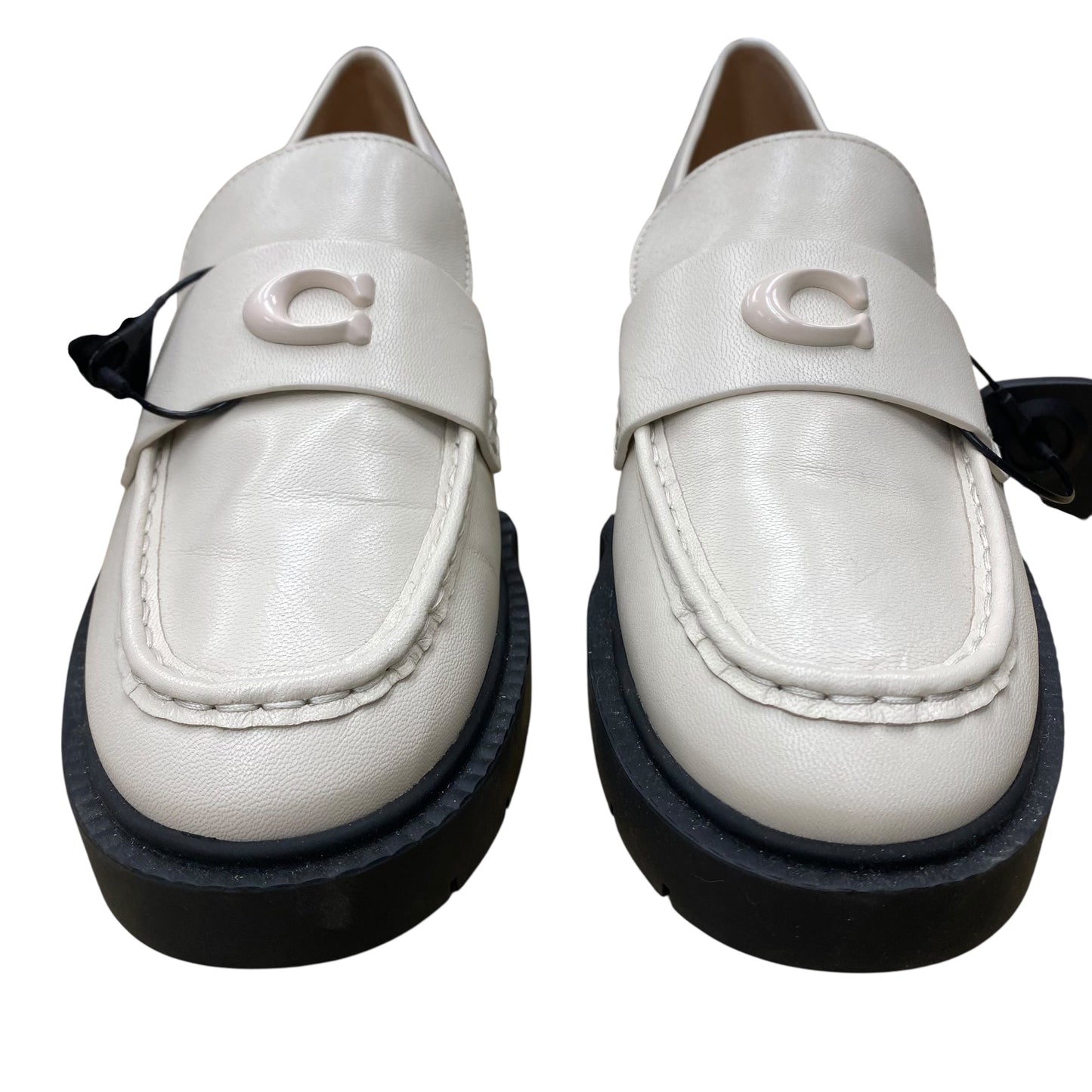 Shoes Designer By Coach In Cream, Size:10