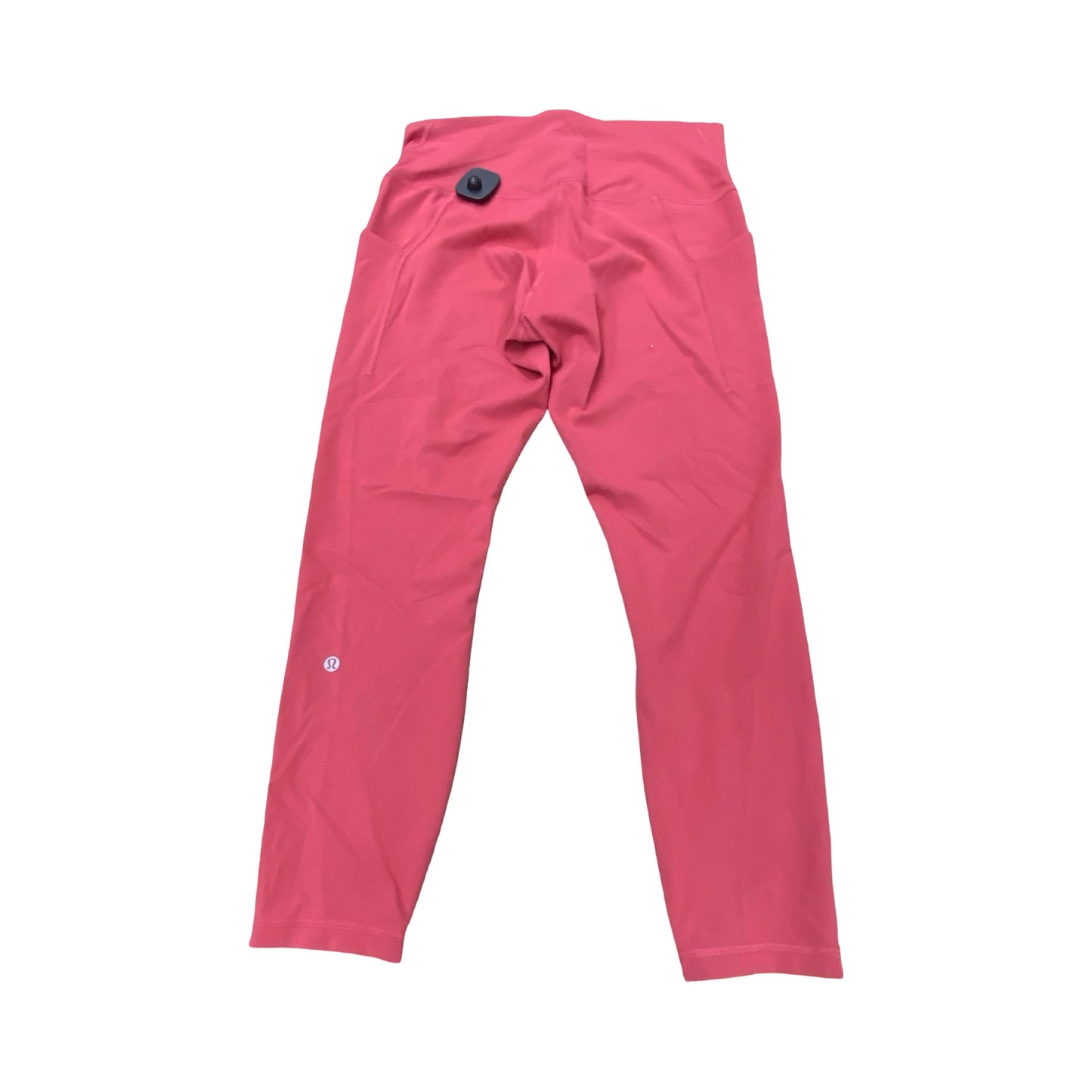 Athletic Leggings Capris By Lululemon In Pink, Size:12