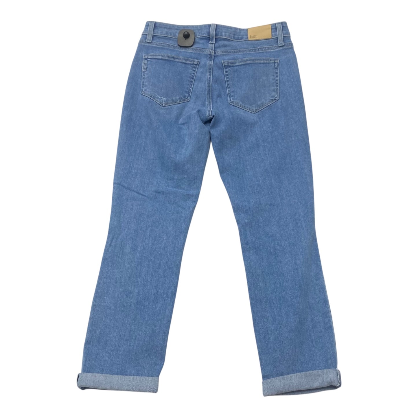 Jeans Straight By Paige In Blue Denim, Size:0