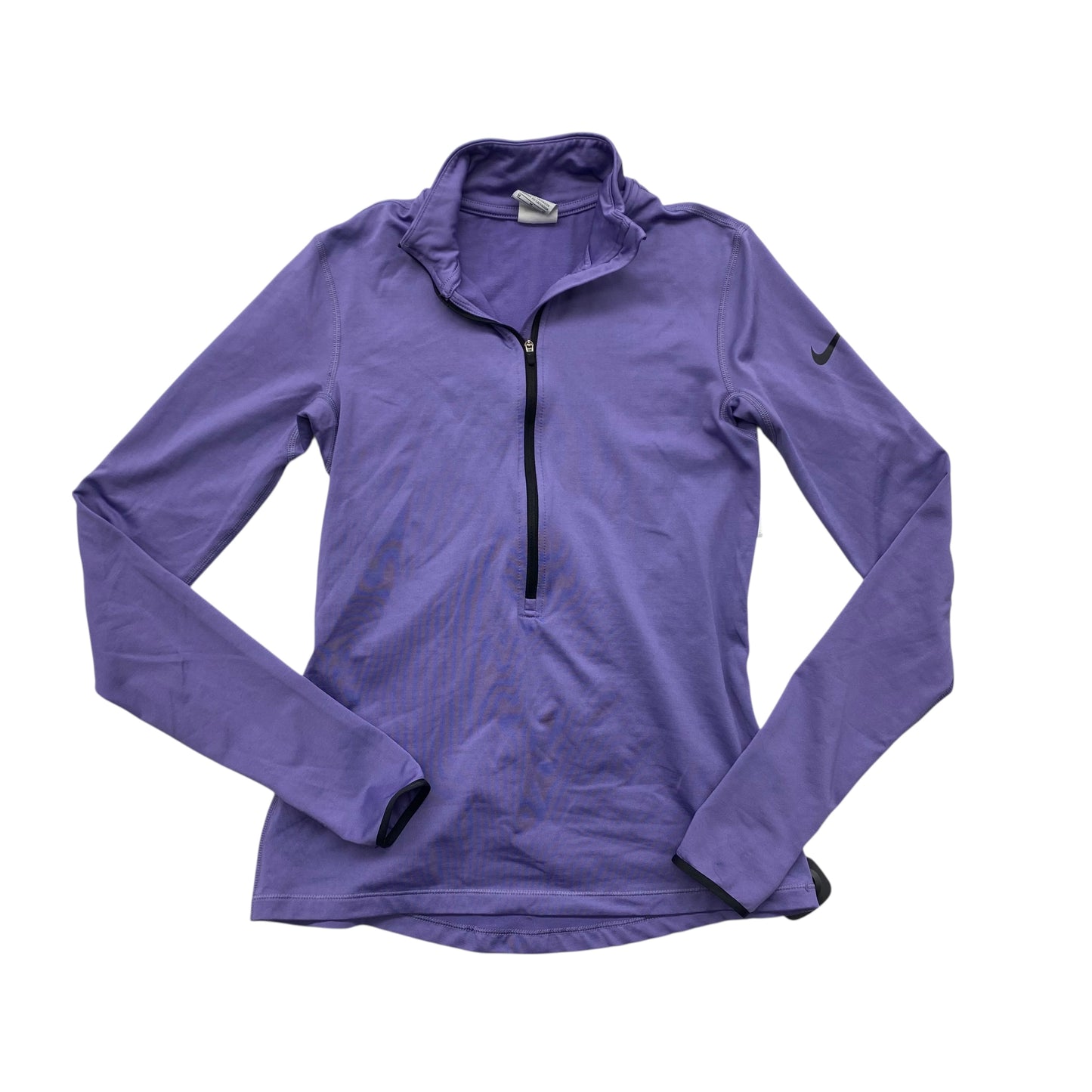 Athletic Sweatshirt Collar By Nike Apparel In Purple, Size:M