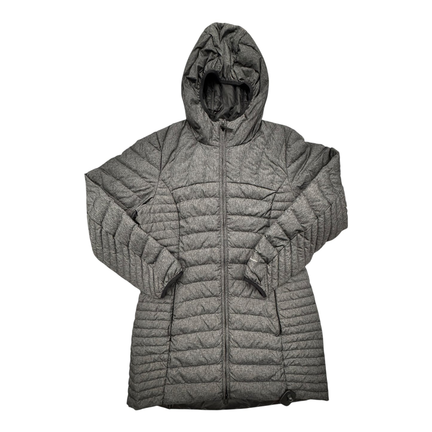 Coat Puffer & Quilted By Eddie Bauer In Grey, Size:L