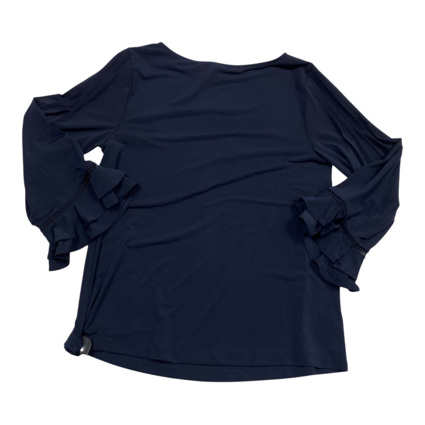 Top 3/4 Sleeve By Ann Taylor In Navy, Size:Xs