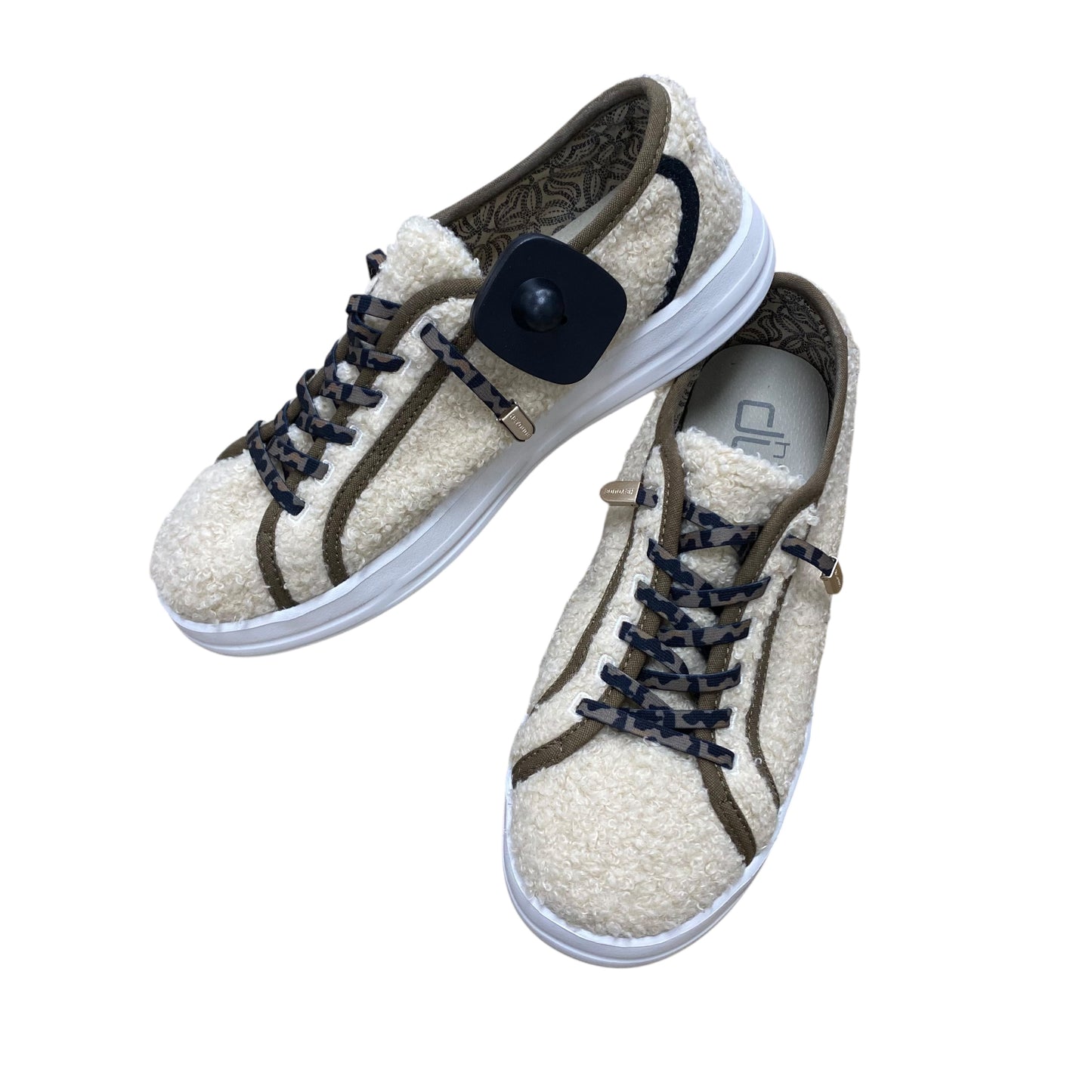 Shoes Sneakers By Hey Dude In Beige, Size:7