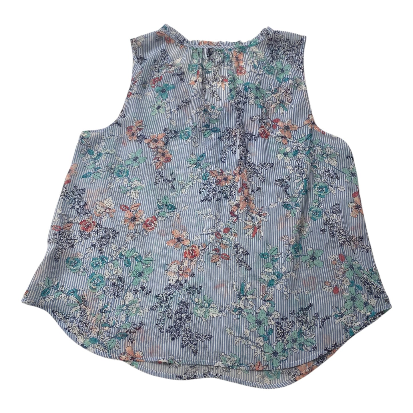 Top Sleeveless By Liz Claiborne In Blue, Size:1X