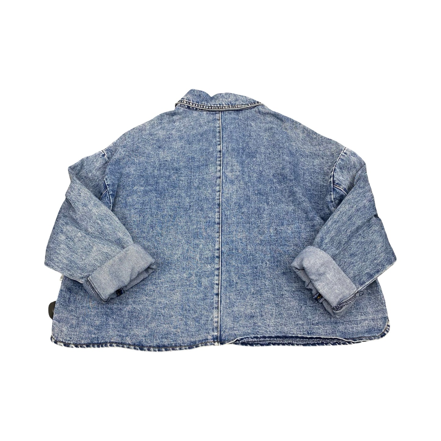 Jacket Denim By Oliviaceous In Blue Denim, Size:L
