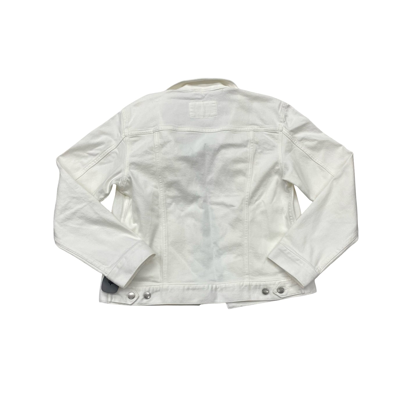Jacket Denim By Rivete In White, Size:S
