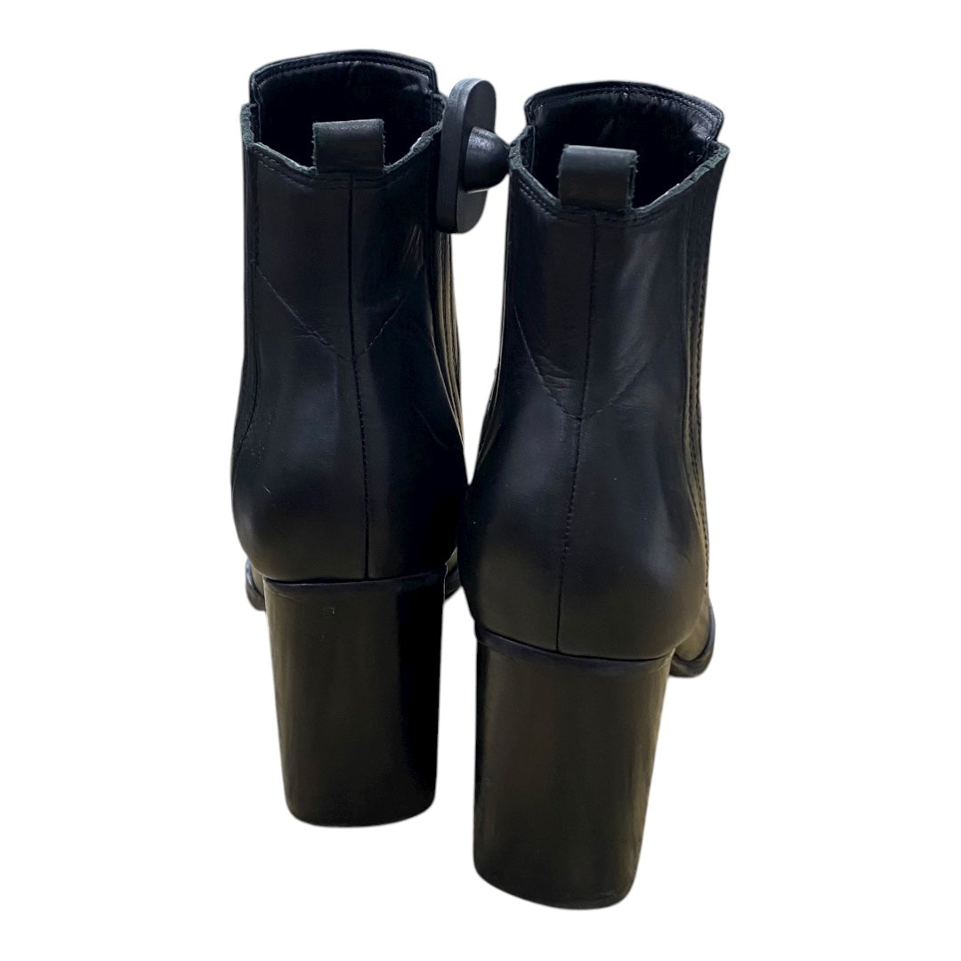 Boots Ankle Heels By Marc Fisher In Black, Size:9