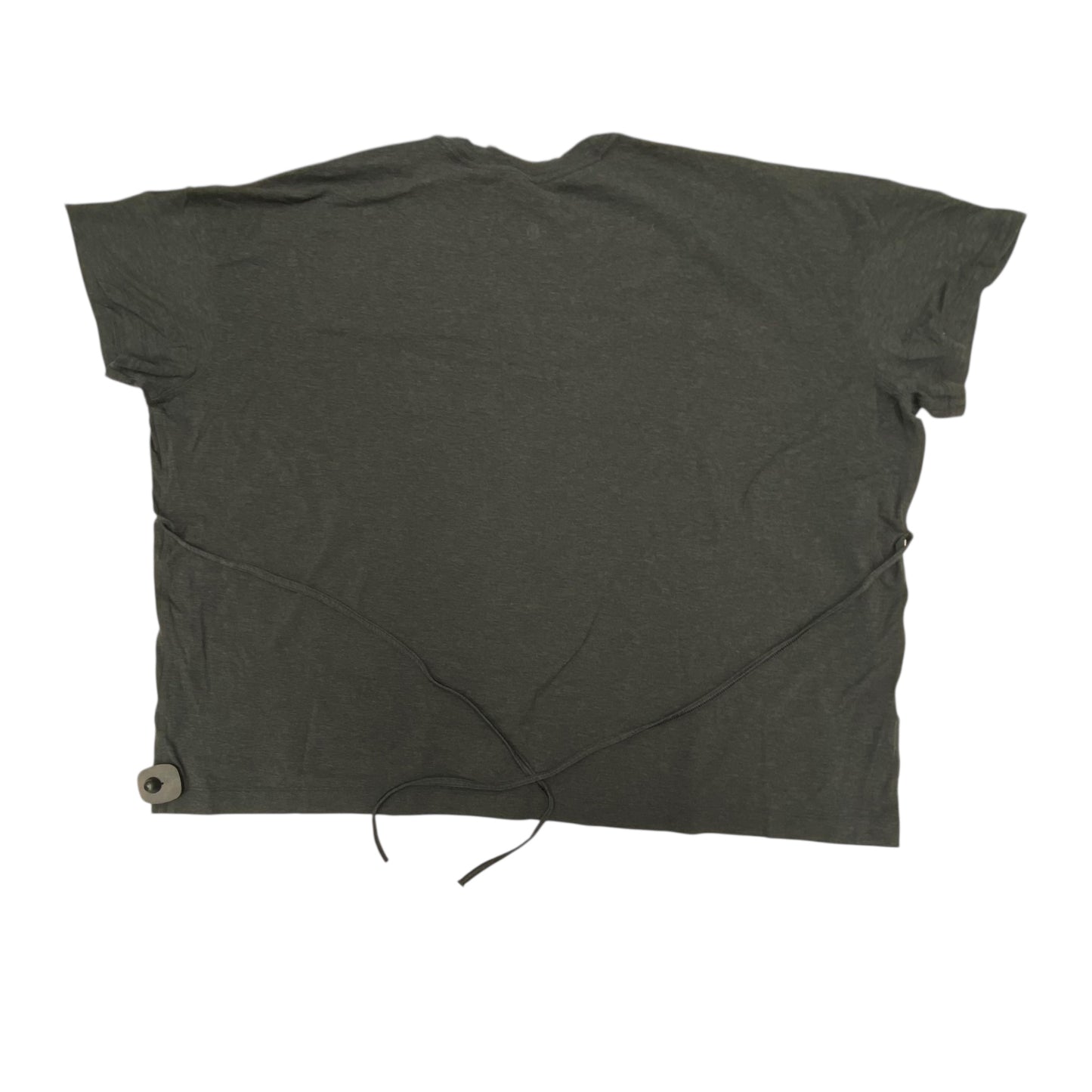 Athletic Top Ss By Lululemon In Grey, Size:12