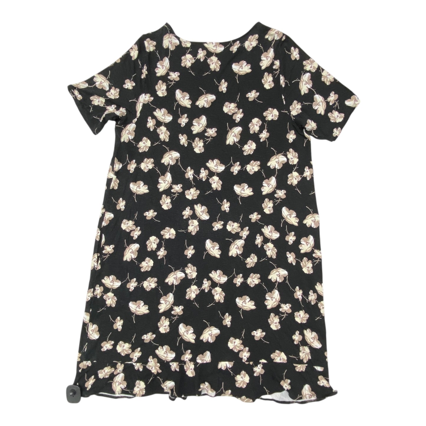 Dress Casual Midi By J. Jill In Black & Brown, Size:Xl