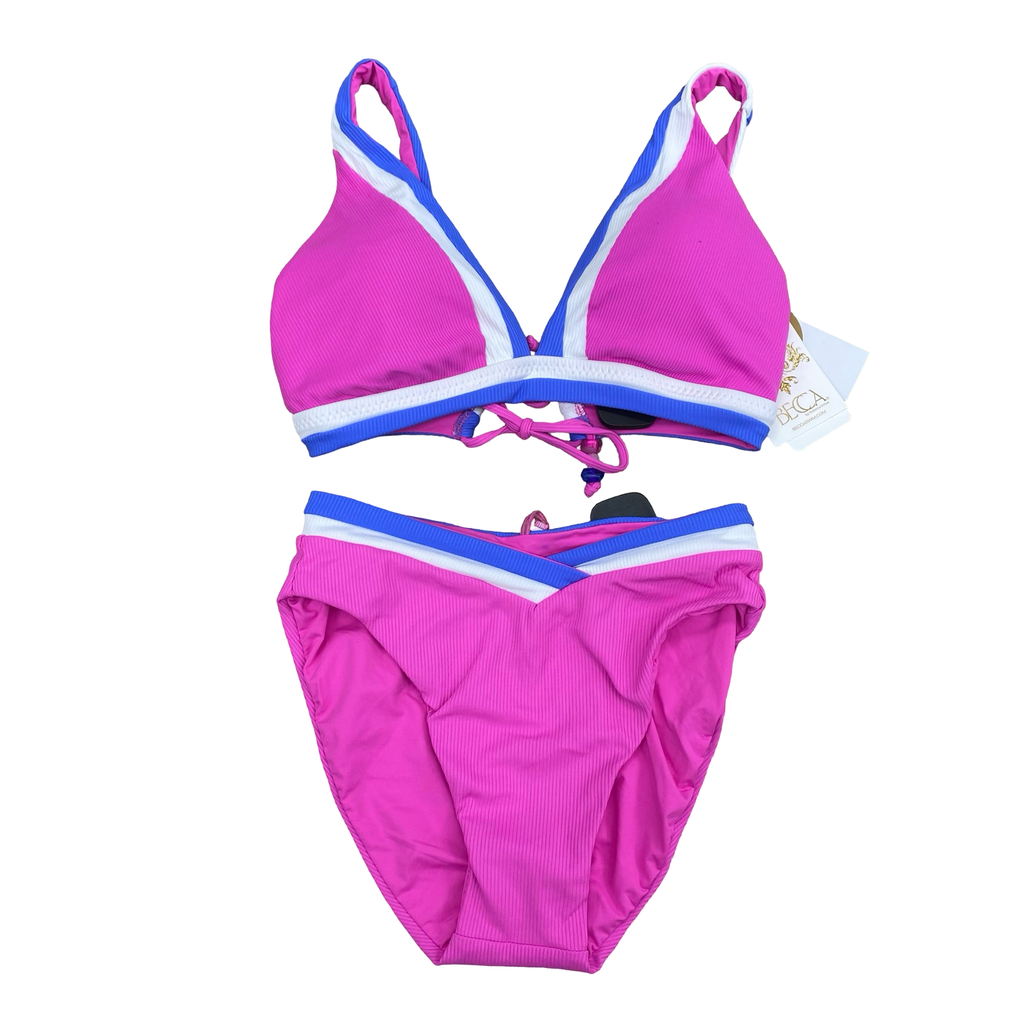 Swimsuit Top By Becca In Pink, Size:Xl/ Pieces sold separately