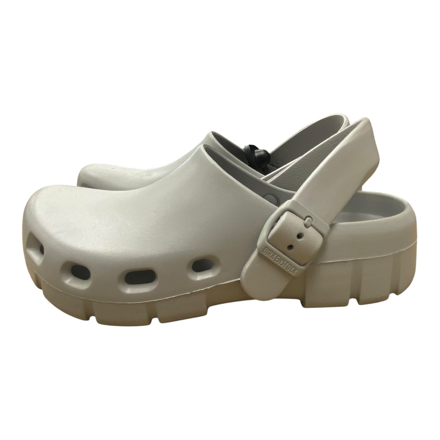Shoes Flats By Birkenstock In Grey, Size:6