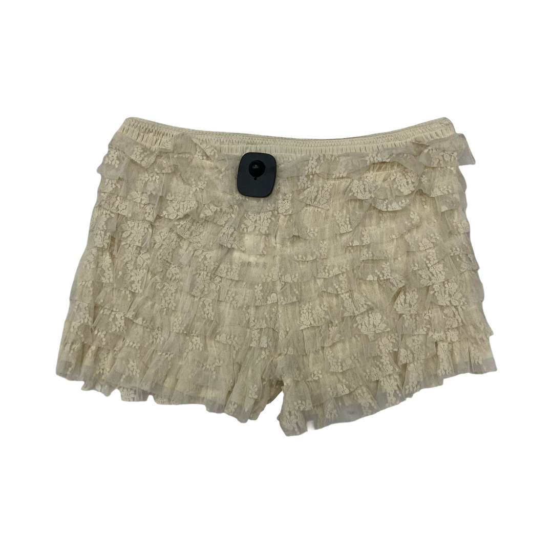 Shorts By Free People In Cream, Size:L