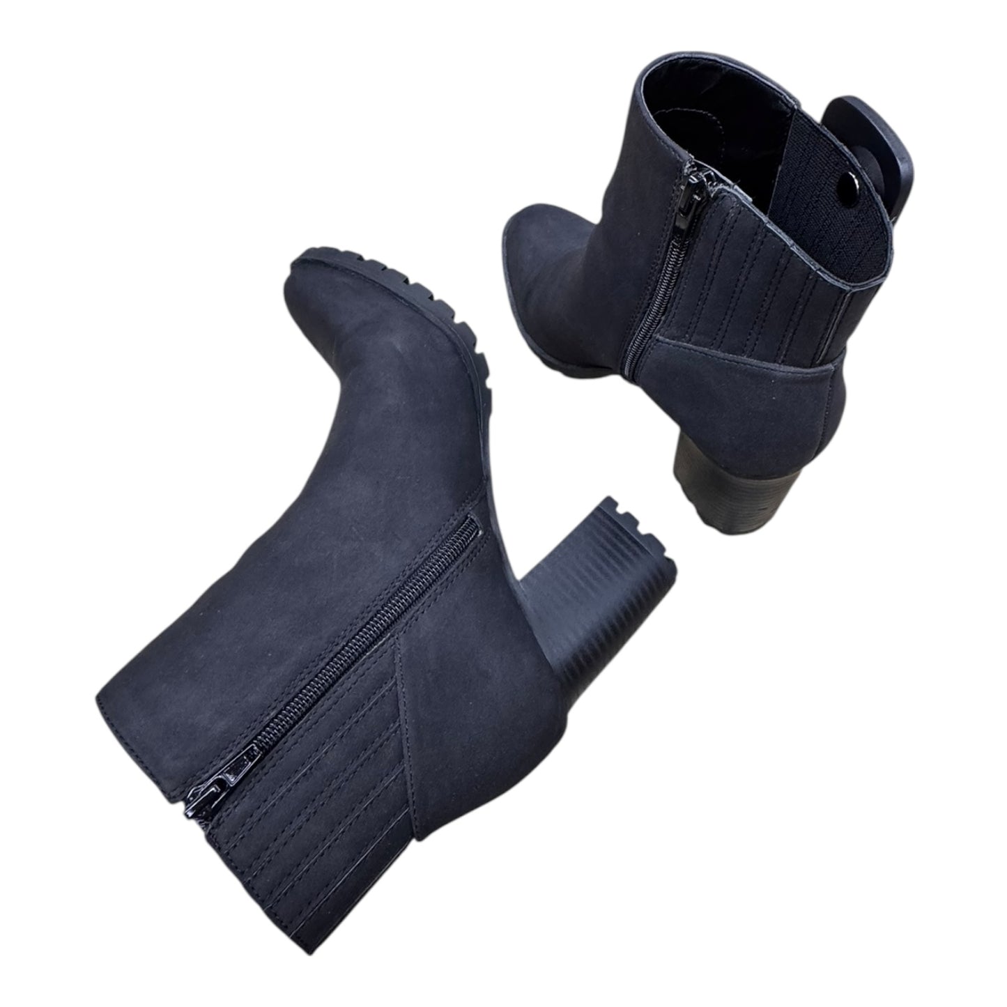 Boots Ankle Heels By Kelly And Katie In Black, Size:8