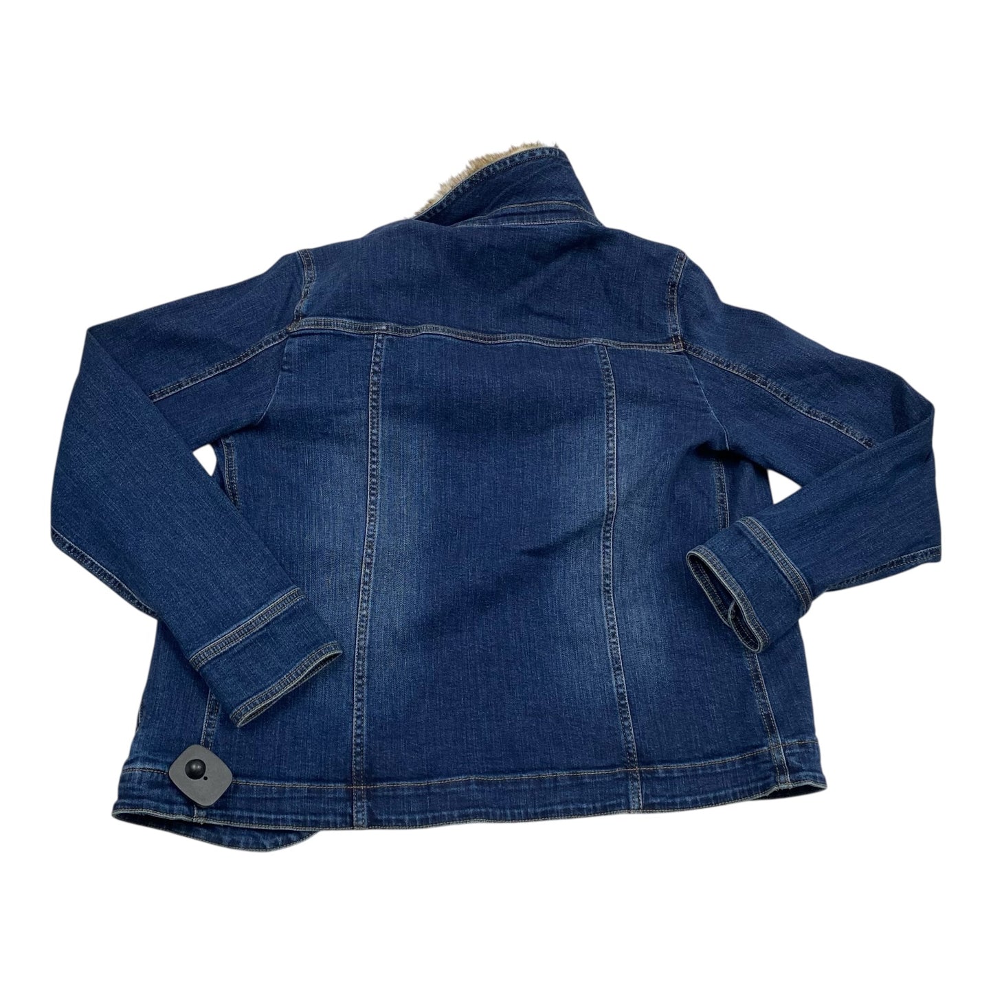 Jacket Denim By J. Jill In Blue Denim, Size:S