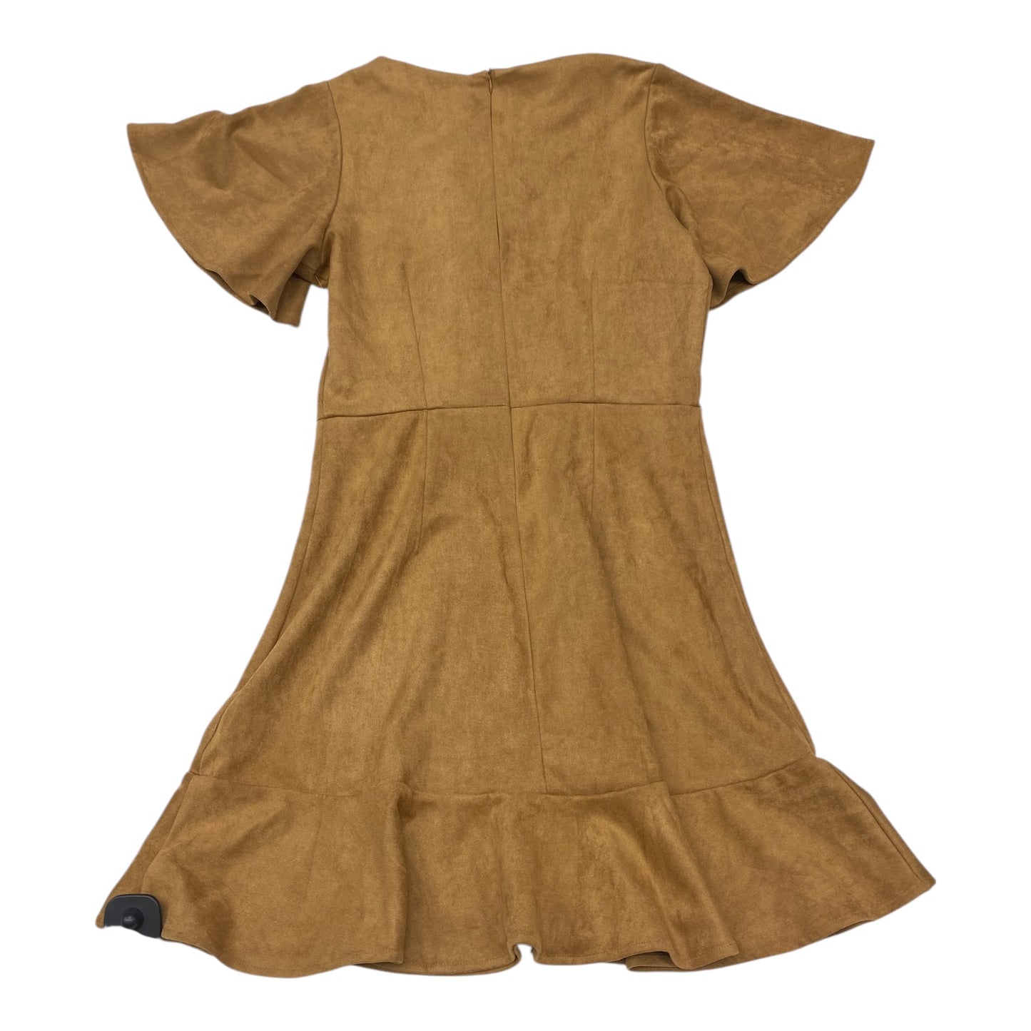 Dress Casual Midi By Fashion On Earth In Brown, Size:M