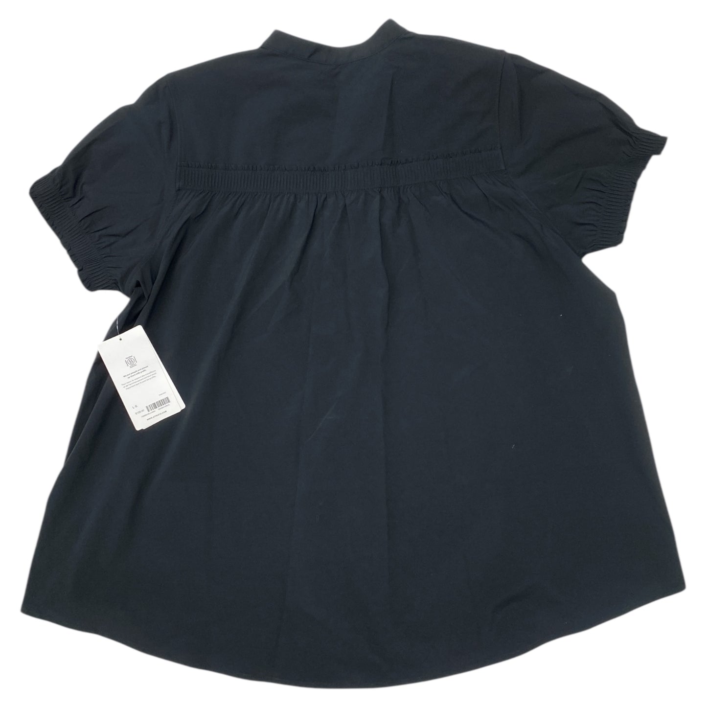 Top Ss By Athleta In Black, Size:L