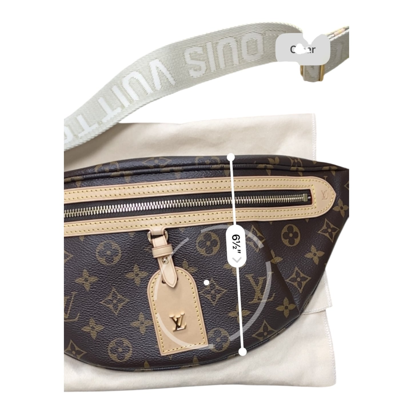 BELT BAG LUXURY DESIGNER by LOUIS VUITTON In BROWN, Size: LARGE