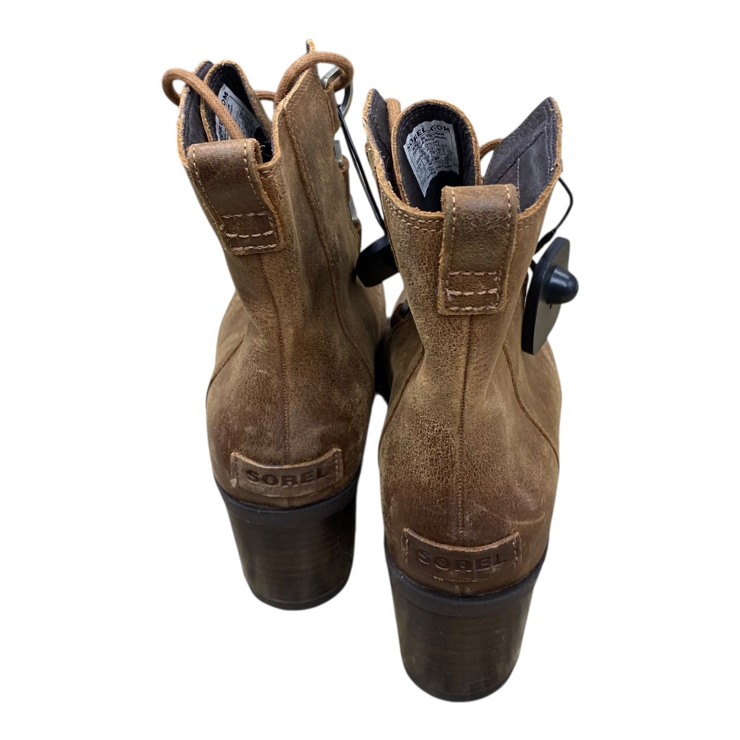 Boots Designer By Sorel In Brown, Size:10