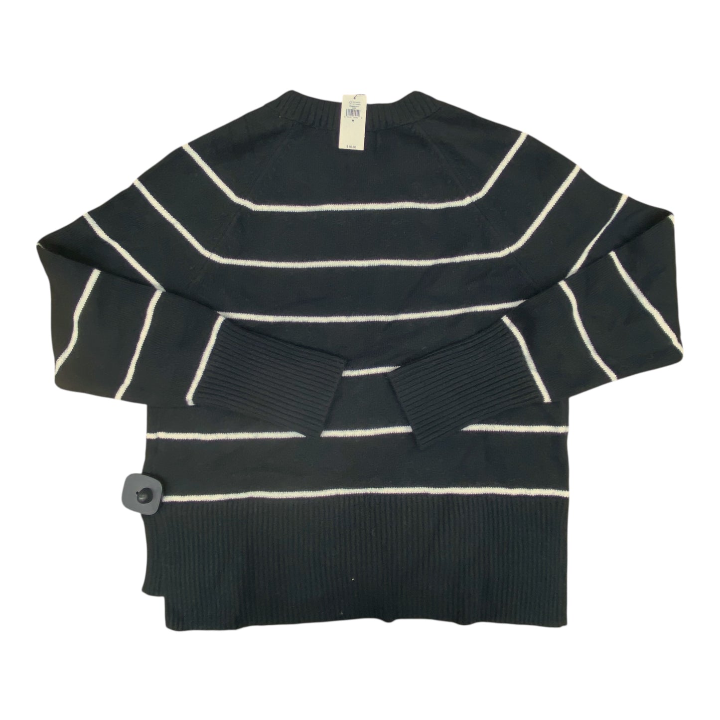 Sweater By Banana Republic In Black & White, Size:M