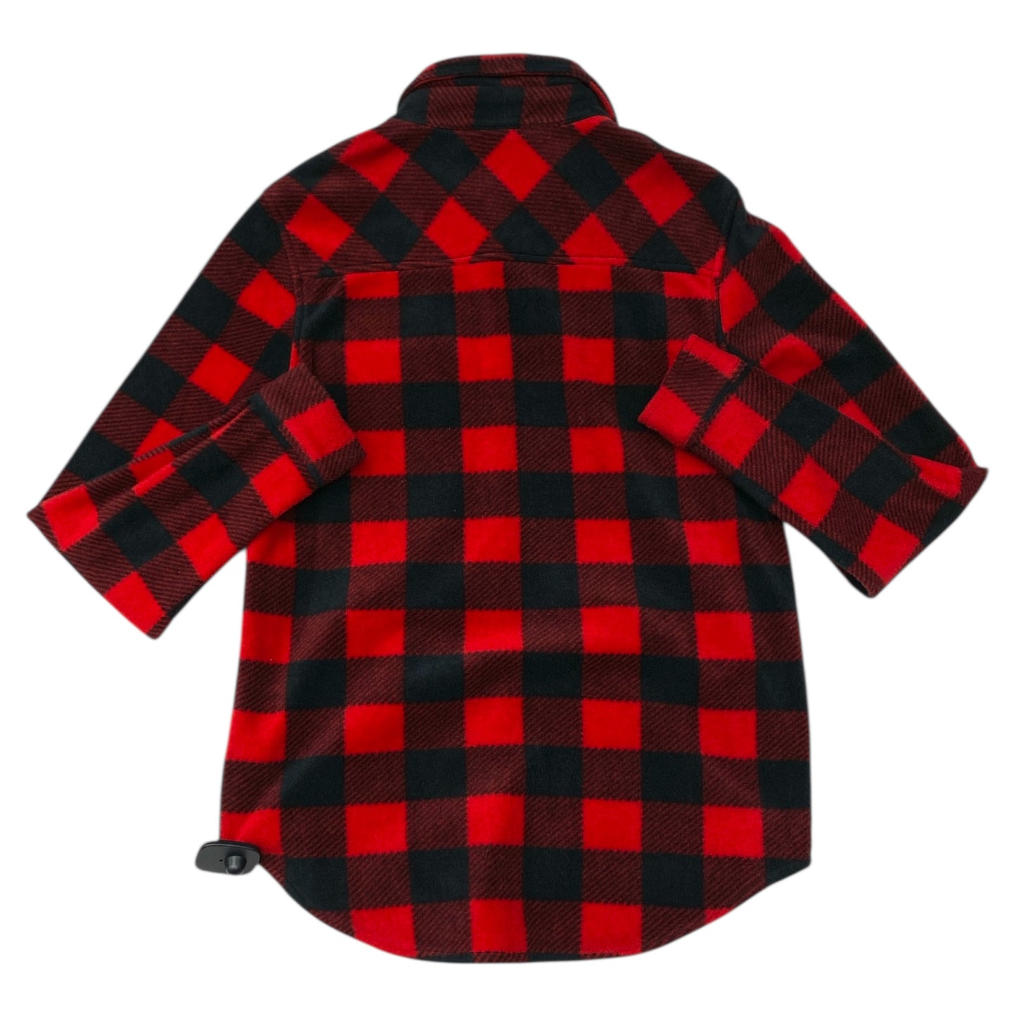Jacket Shirt By Cmc In Black & Red, Size:S
