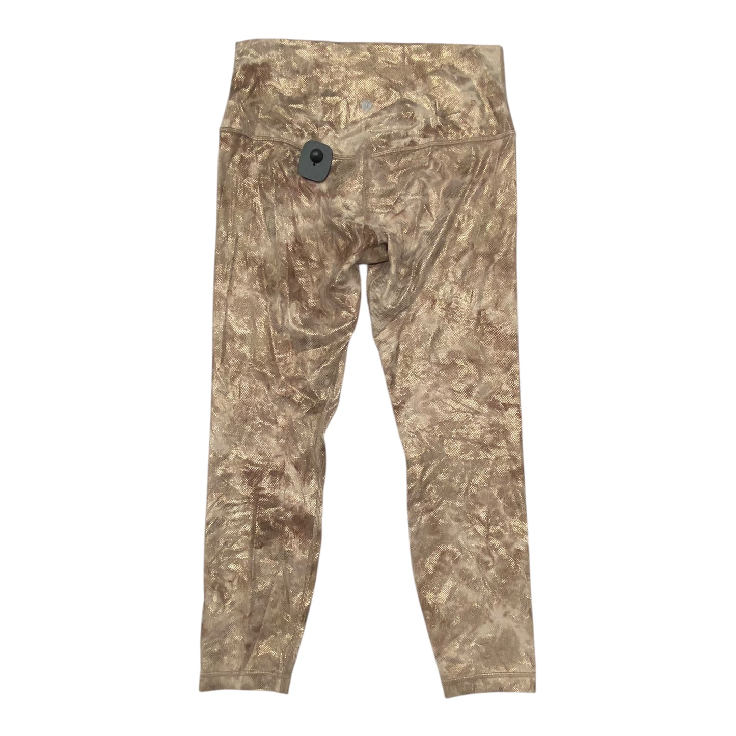 Athletic Leggings By Lululemon In Bronze, Size:10