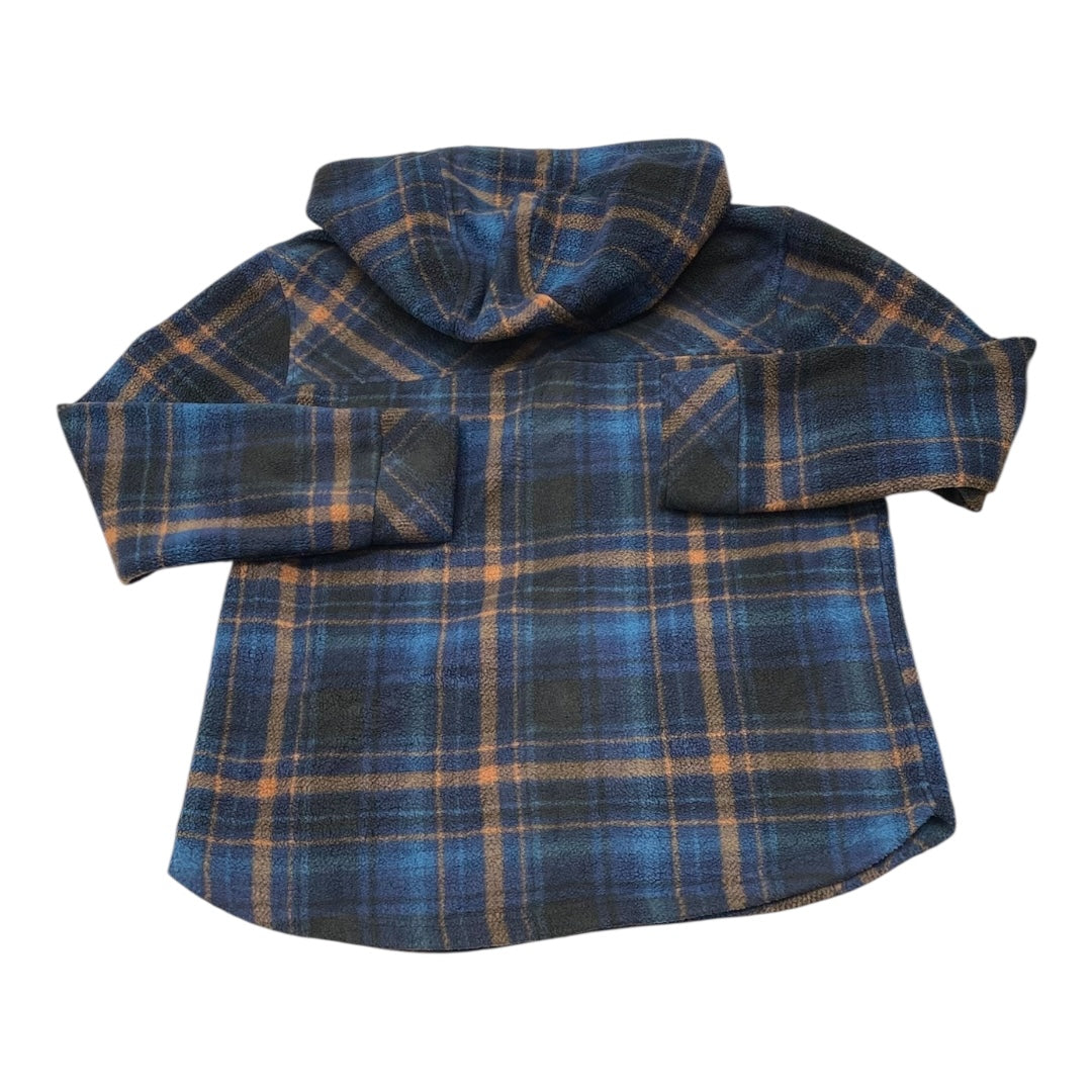 Jacket Shirt By Thread And Supply In Plaid Pattern, Size:L