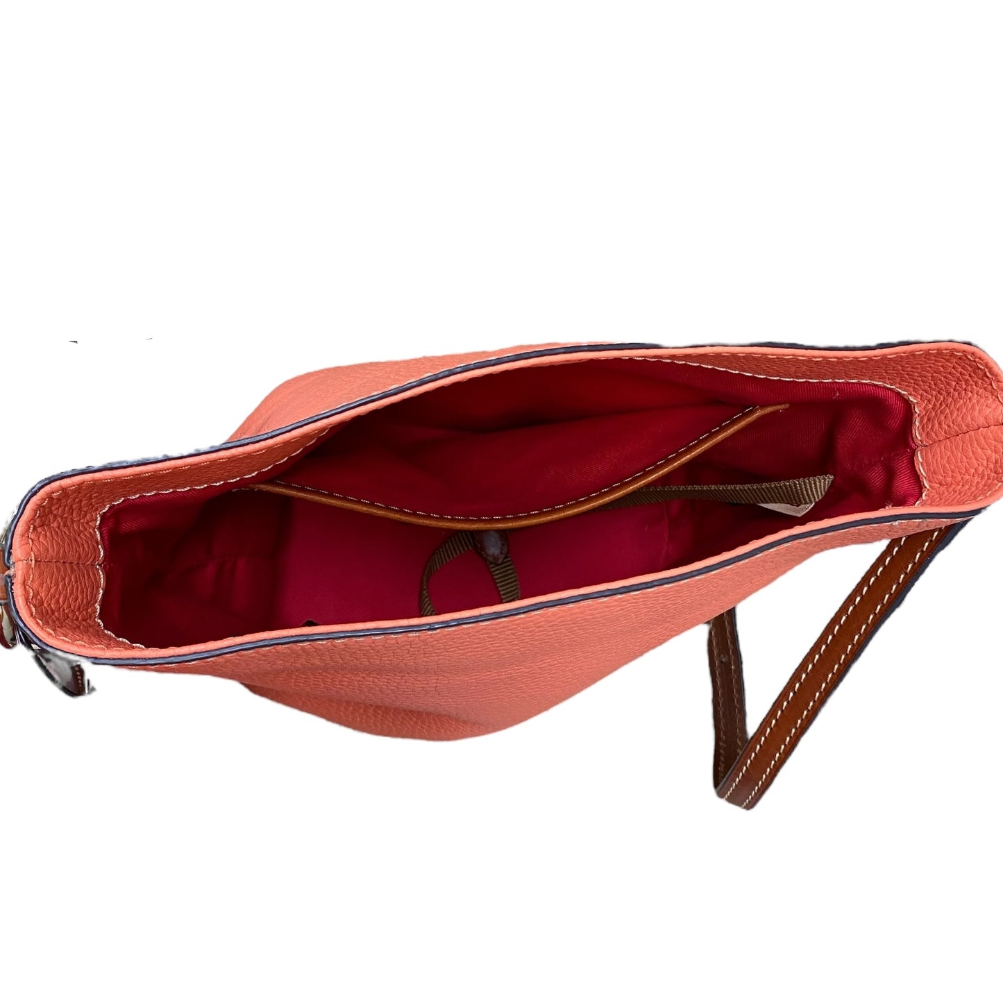 Handbag Designer By Dooney And Bourke In Coral, Size:Medium