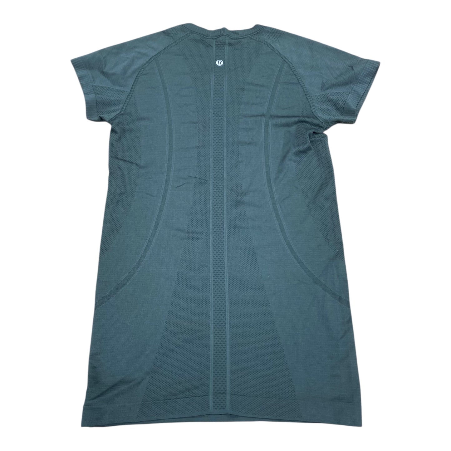 Athletic Top Ss By Lululemon In Green, Size:6