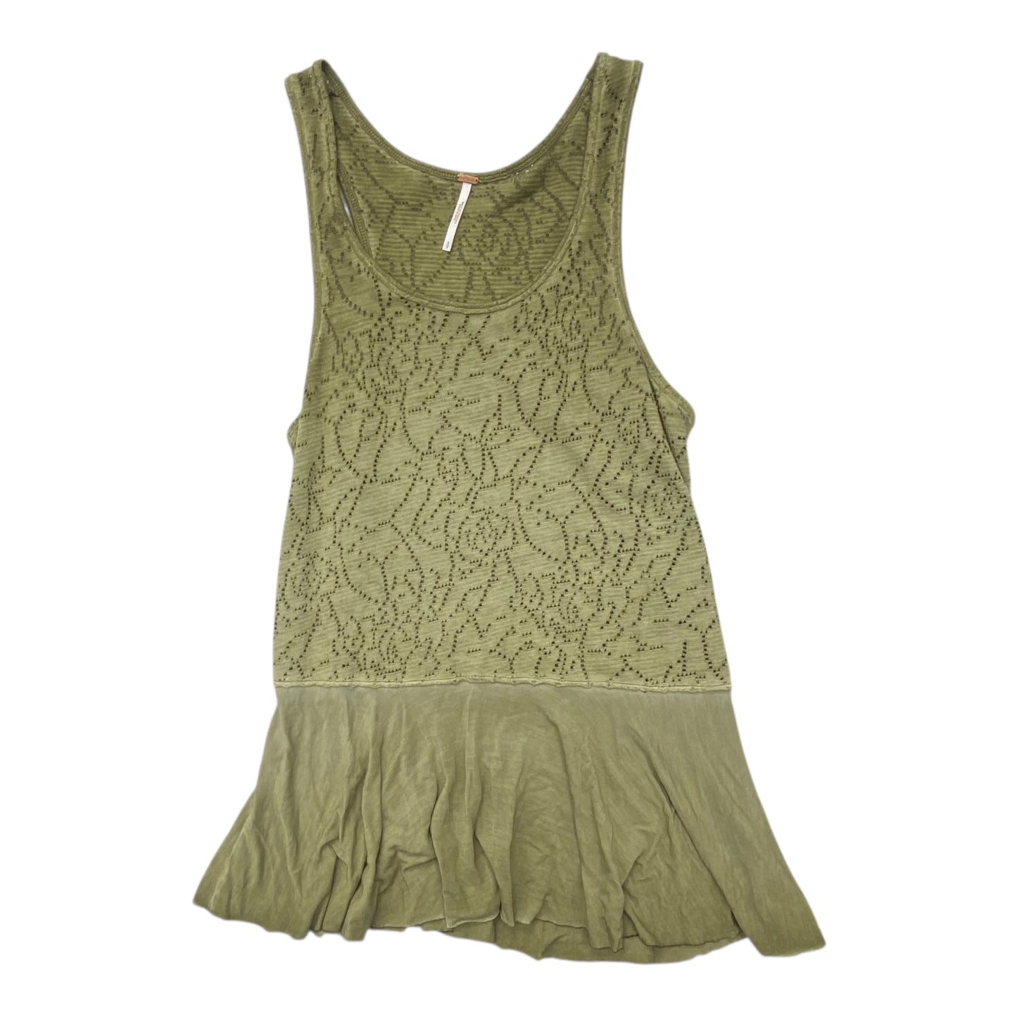 Top Sleeveless By Free People In Green, Size:S