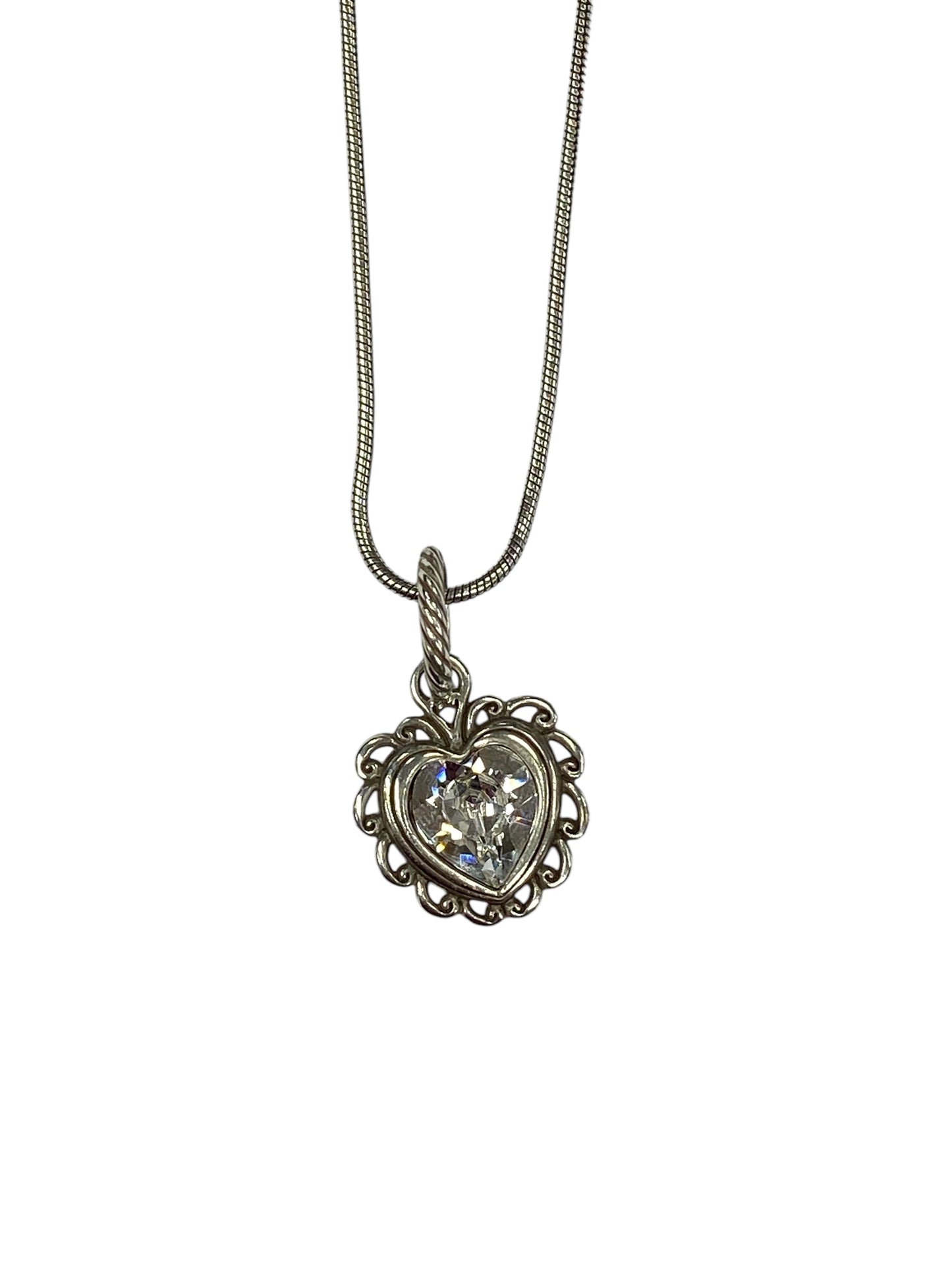 Necklace Designer By Brighton In Silver